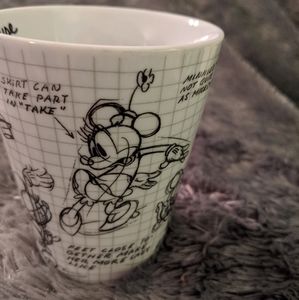 Minnie mouse Disney sketch mug